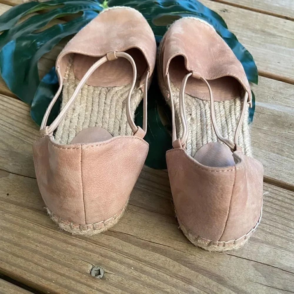 Eileen Fisher Lee d'Orsay Flat Espadrille Sandal